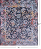 Persian Hand Knotted Wool & Silk Rug - 7' 11" X 9' 9" - Golden Nile