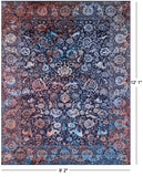 Persian Handmade Wool & Silk Rug - 9' 2" X 12' 1" - Golden Nile