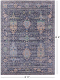 Grey Turkish Oushak Hand Knotted Wool Rug - 8' 11" X 12' 5" - Golden Nile