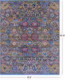 Grey Turkish Oushak Hand Knotted Wool Rug - 8' 4" X 10' 0" - Golden Nile