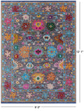Grey Turkish Oushak Hand Knotted Wool Rug - 9' 0" X 12' 1" - Golden Nile