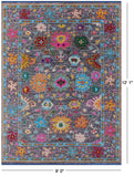 Grey Turkish Oushak Hand Knotted Wool Rug - 9' 0" X 12' 1" - Golden Nile