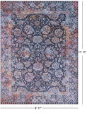 Grey Persian Hand Knotted Wool Rug - 8' 11" X 11' 11" - Golden Nile