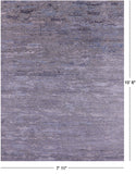 Contemporary Modern Hand Knotted Wool & Silk Rug - 7' 11" X 10' 6" - Golden Nile
