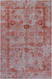 Grey Persian Handmade Wool & Silk Rug - 5' 10" X 9' 1"