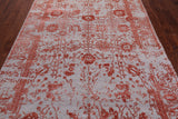 Grey Persian Handmade Wool & Silk Rug - 5' 10" X 9' 1"
