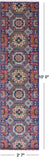 Geometric Persian Mamluk Hand Knotted Wool Runner Rug - 2' 7" X 10' 0" - Golden Nile