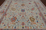 SUPER SALE Turkish Oushak Hand Knotted Wool Rug - 9' 3" X 12' 3"