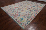 SUPER SALE Turkish Oushak Hand Knotted Wool Rug - 10' 4" X 13' 10"
