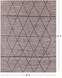 Tribal Moroccan Hand Knotted Wool On Wool Rug - 10' 3" X 13' 1" - Golden Nile