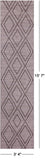Tribal Moroccan Hand Knotted Wool On Wool Runner Rug - 3' 4" X 15' 7" - Golden Nile