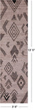 Tribal Moroccan Hand Knotted Wool On Wool Runner Rug - 3' 6" X 13' 5" - Golden Nile