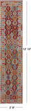 Reversible Kilim Flat Weave Wool On Wool Runner Rug - 2' 9" X 12' 10" - Golden Nile