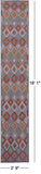 Reversible Kilim Flat Weave Wool On Wool Runner Rug - 2' 9" X 16' 1" - Golden Nile