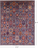 Persian Fine Serapi Hand Knotted Wool Rug - 8' 11" X 12' 1" - Golden Nile