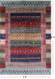 Persian Gabbeh Tribal Hand Knotted Wool Rug - 5' 8" X 8' 3" - Golden Nile