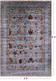 Peshawar Handmade Wool Rug - 5' 6" X 8' 0" - Golden Nile