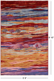 Tribal Persian Gabbeh Handmade Wool Rug - 5' 9" X 8' 10" - Golden Nile