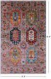 Turkmen Ersari Hand Knotted Wool Rug - 3' 3" X 5' 3" - Golden Nile