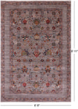 Peshawar Hand Knotted Wool Rug - 6' 8" X 9' 11" - Golden Nile