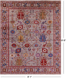 Persian Fine Serapi Hand Knotted Wool Rug - 8' 1" X 9' 8" - Golden Nile