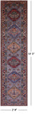 Grey Super Kazak Hand Knotted Wool Runner Rug - 2' 8" X 10' 3" - Golden Nile