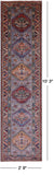 Super Kazak Hand Knotted Wool Runner Rug - 2' 9" X 10' 3" - Golden Nile