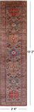 Super Kazak Hand Knotted Wool Runner Rug - 2' 6" X 10' 2" - Golden Nile