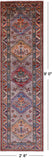 Grey Super Kazak Hand Knotted Wool Runner Rug - 2' 8" X 9' 0" - Golden Nile