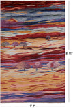 Tribal Persian Gabbeh Hand Knotted Wool Rug - 5' 8" X 8' 11" - Golden Nile