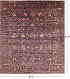 Peshawar Handmade Wool Rug - 8' 3" X 9' 7" - Golden Nile