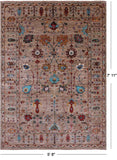 Peshawar Handmade Wool Rug - 5' 8" X 7' 11" - Golden Nile