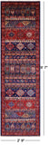 Persian Tribal Gabbeh Hand Knotted Wool Runner Rug - 2' 9" X 9' 7" - Golden Nile