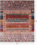 Persian Fine Serapi Hand Knotted Wool Runner Rug - 2' 8" X 9' 6" - Golden Nile