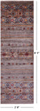 Khorjin Persian Gabbeh Hand Knotted Wool Runner Rug - 2' 8" X 8' 3" - Golden Nile