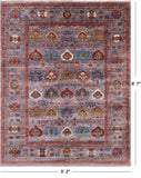 Turkmen Ersari Hand Knotted Wool Rug - 5' 2" X 6' 7" - Golden Nile