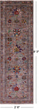 Peshawar Handmade Wool Runner Rug - 2' 8" X 8' 3" - Golden Nile