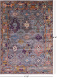 Persian Fine Serapi Hand Knotted Wool Rug - 4' 10" X 6' 9" - Golden Nile
