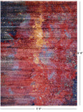 Abstract Contemporary Hand Knotted Wool Rug - 5' 0" X 6' 9" - Golden Nile