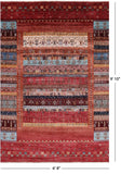 Persian Tribal Gabbeh Hand Knotted Wool Rug - 6' 8" X 9' 10" - Golden Nile
