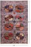 Turkmen Ersari Hand Knotted Wool Rug - 4' 0" X 6' 4" - Golden Nile