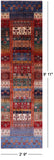 Tribal Persian Gabbeh Handmade Wool Runner Rug - 2' 9" X 9' 11" - Golden Nile