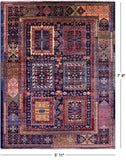 Persian Fine Serapi Hand Knotted Wool Rug - 5' 11" X 7' 9" - Golden Nile