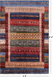 Tribal Persian Gabbeh Handmade Wool Rug - 5' 8" X 8' 2" - Golden Nile