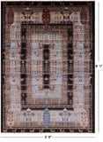 Tribal Persian Gabbeh Hand Knotted Wool Rug - 5' 9" X 8' 1" - Golden Nile