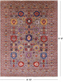 Persian Fine Serapi Hand Knotted Wool Rug - 8' 10" X 11' 9" - Golden Nile