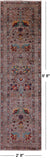 Peshawar Hand Knotted Wool Runner Rug - 2' 8" X 9' 8" - Golden Nile