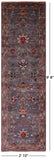 Grey Peshawar Hand Knotted Wool Runner Rug - 2' 10" X 9' 8" - Golden Nile