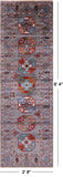 Turkmen Ersari Hand Knotted Wool Runner Rug - 2' 8" X 8' 4" - Golden Nile