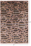William Morris Rose Garden Hand Knotted Wool Area Rug - 6' 1" X 9' 0" - Golden Nile